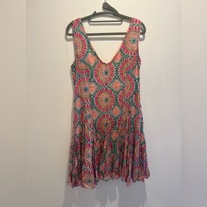 Anthropologie HD in Paris Medallion Print fit and flare dress